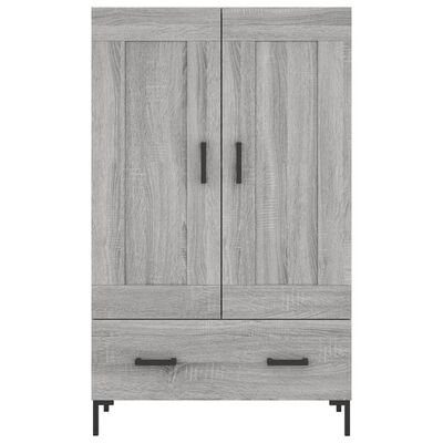 vidaXL Credenza Grigio Sonoma 69,5x31x115 cm in Legno Multistrato