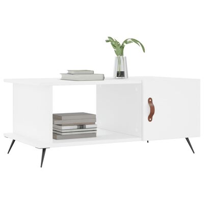 vidaXL Tavolino da Salotto Bianco 90x50x40 cm in Legno Multistrato