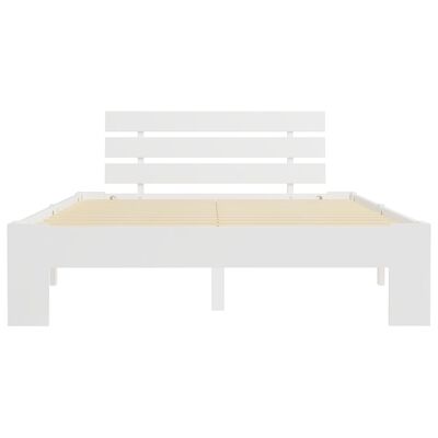 vidaXL Giroletto senza Materasso Bianco 140x200 cm Legno Massello Pino