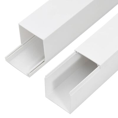 vidaXL Canalina per Cavi 100x40 mm 10 m in PVC