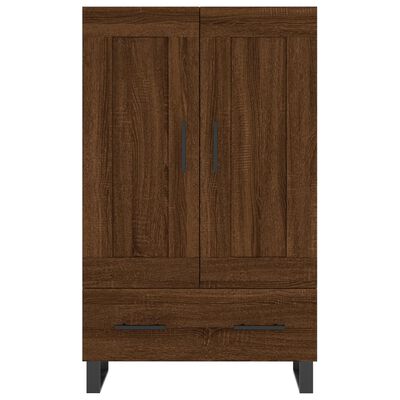 vidaXL Credenza Rovere Marrone 69,5x31x115 cm in Legno Multistrato