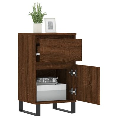 vidaXL Credenza Rovere Marrone 40x35x70 cm in Legno Multistrato