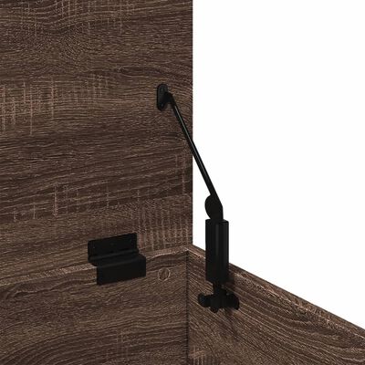 vidaXL Contenitore Rovere Marrone 60x42x46 cm Legno Multistrato