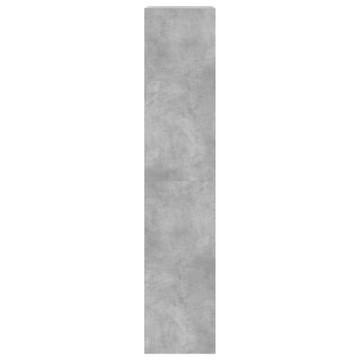 vidaXL Scarpiera 4 Cassetti Ribaltabili Grigio Cemento 60x42x204 cm