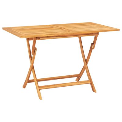 vidaXL Set da Pranzo per Giardino 5 pz in Legno Massello di Teak