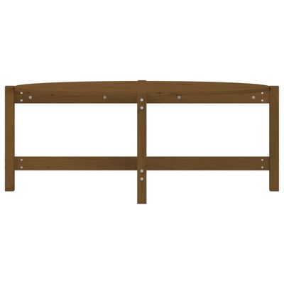 vidaXL Tavolino da Salotto Ambra 118x63x45cm in Legno Massello di Pino