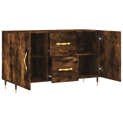 vidaXL Credenza Rovere Fumo 100x36x60 cm in Legno Multistrato