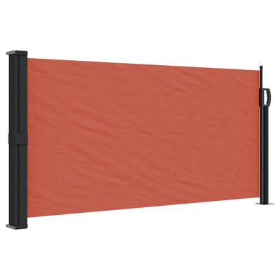 vidaXL Tenda da Sole Laterale Retrattile Terracotta 100x500 cm