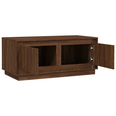 vidaXL Tavolino Salotto Rovere Marrone 102x50x44 cm Legno Multistrato