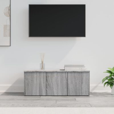 vidaXL Mobile Porta TV Grigio Sonoma 80x34x30 cm in Legno Multistrato