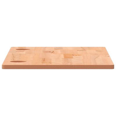 vidaXL Piano per Scrivania 110x55x1,5 cm in Legno Massello di Faggio