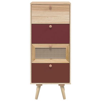 vidaXL Credenza con Cassetti 40x30x95 cm in Legno Multistrato