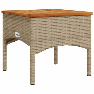 vidaXL Set Divano da Giardino 3 pz con Cuscini Beige in Polyrattan