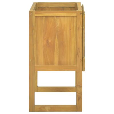 vidaXL Mobile da Bagno 60x40x75 cm in Legno Massello di Teak