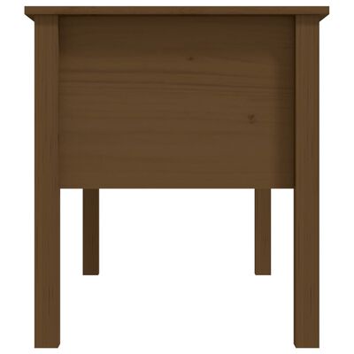 vidaXL Tavolino da Salotto ambra 102x49x55cm in Legno Massello di Pino