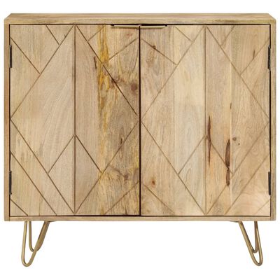 vidaXL Credenza 80x30x75 cm in Legno Massello di Mango