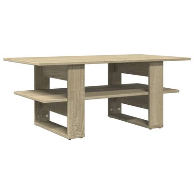 vidaXL Tavolino da Salotto Rovere Sonoma 102x55x42cm Legno Multistrato