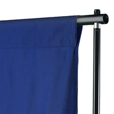 vidaXL Fondale in Cotone Blu 500x300 cm Chiave Cromatica