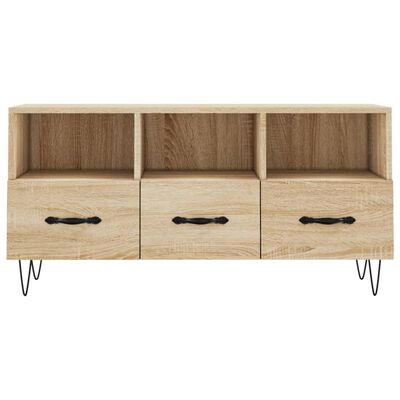 vidaXL Mobile Porta TV Rovere Sonoma 102x36x50 cm in Legno Multistrato