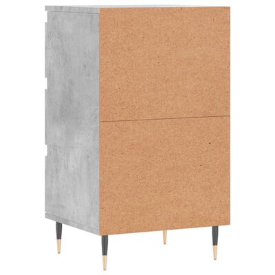 vidaXL Credenza Grigio Cemento 40x35x70 cm in Legno Multistrato