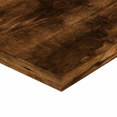 vidaXL Mensole Parete 4pz Rovere Fumo 60x20x1,5 cm Legno Multistrato