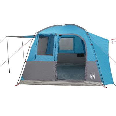 vidaXL Tenda da Campeggio da Auto per 4 Persone Blu Impermeabile