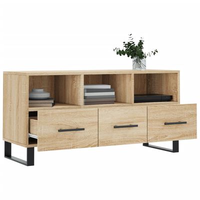 vidaXL Mobile Porta TV Rovere Sonoma 102x36x50 cm in Legno Multistrato