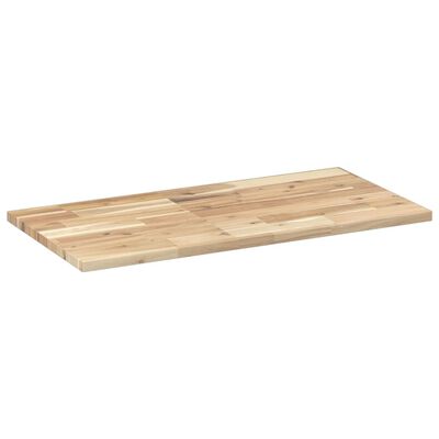 vidaXL Mensole da Parete 4 pz 60x40x2 cm Legno Acacia Non Trattato