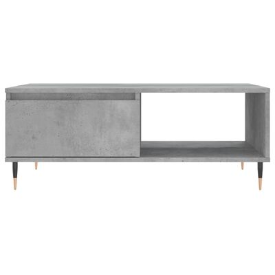 vidaXL Tavolino da Salotto Grigio Cemento 90x60x35cm Legno Multistrato