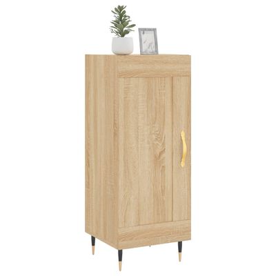 vidaXL Credenza Rovere Sonoma 34,5x34x90 cm in Legno Multistrato