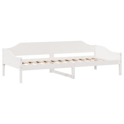 vidaXL Letto senza Materasso Bianco 90x200 cm Legno Massello di Pino