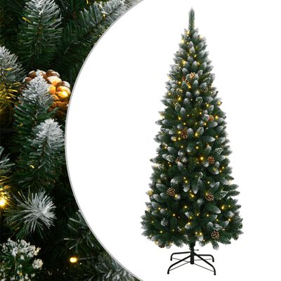 vidaXL Albero di Natale Artificiale con 150 LED 120 cm