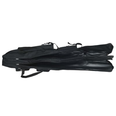 vidaXL Borsa per Canna da Pesca Nera 160 cm in Tessuto Oxford