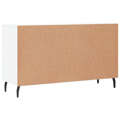 vidaXL Credenza Bianco Lucido 100x36x60 cm in Legno Multistrato