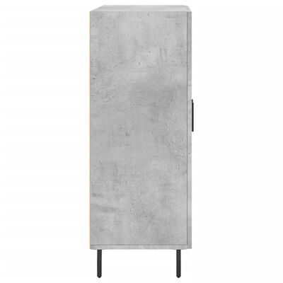 vidaXL Credenza Grigio Cemento 69,5x34x90 cm in Legno Multistrato