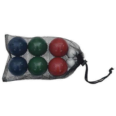 vidaXL Set Bocce 8 pz con Custodia Trasporto in Legno Massello di Pino