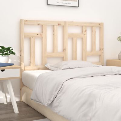 vidaXL Testiera per Letto 205,5x4x100 cm Legno Massello di Pino