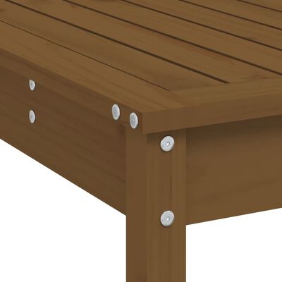 vidaXL Set Bar da Giardino 7 pz ambra in Legno Massello di Pino