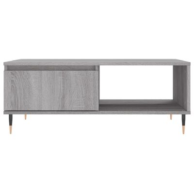 vidaXL Tavolino da Salotto Grigio Sonoma 90x60x35 cm Legno Multistrato