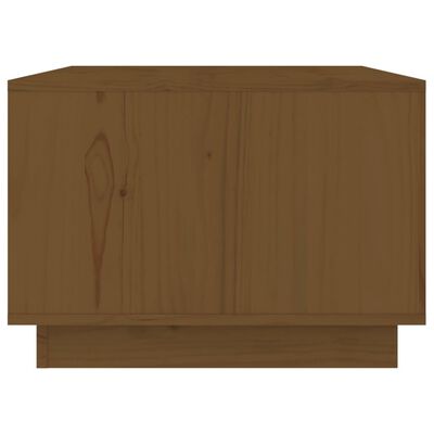 vidaXL Tavolino da Salotto ambra 80x50x35 cm Legno Massello di Pino