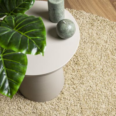 vidaXL Tappeto Shaggy PAMPLONA a Pelo Lungo Moderno Oro Ø 120 cm