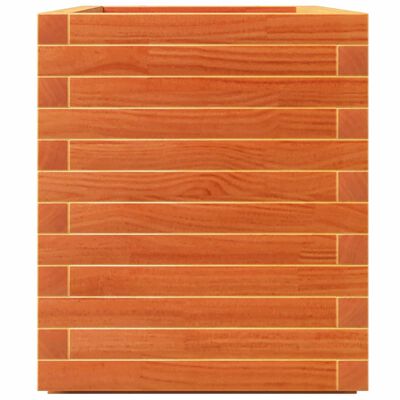 vidaXL Fioriera Giardino Marrone Cera 70x40x49,5cm Legno Massello Pino