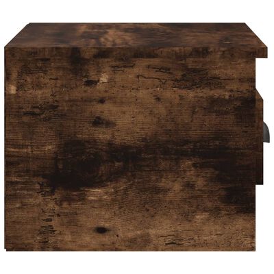 vidaXL Comodino a Parete Rovere Fumo 41,5x36x28 cm