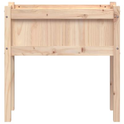 vidaXL Fioriera da Giardino con Gambe 70x31x70 cm Legno Massello Pino