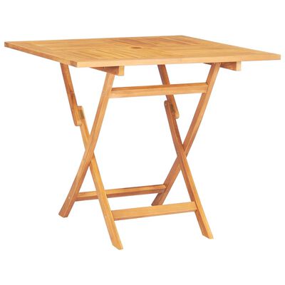 vidaXL Set da Pranzo per Giardino 5 pz in Legno Massello di Teak