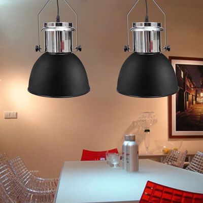 Moderna lampada da scrivania XXL, 1 x E27 max. 60 W, metallo, nero