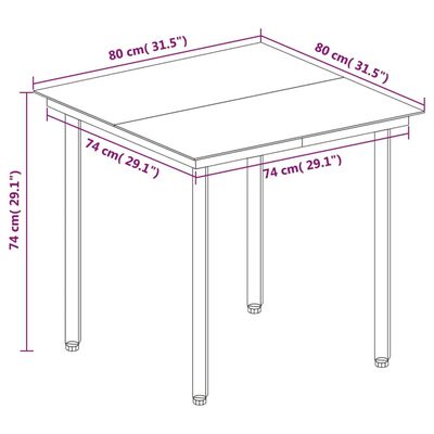 vidaXL Set da Pranzo per Giardino 3 pz con Cuscini Polyrattan e Vetro