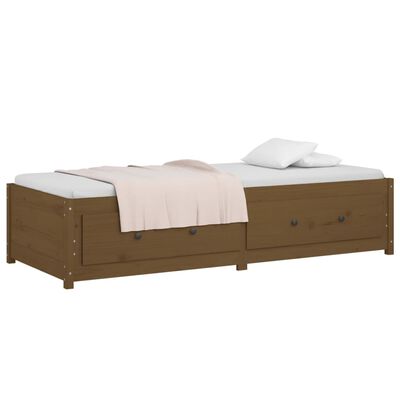 vidaXL Divano Letto senza Materasso Ambra 90x200cm Legno di Pino