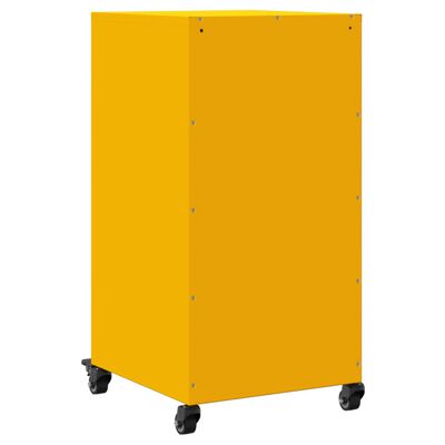 vidaXL Credenza Giallo Senape 36x39x72 cm in Acciaio