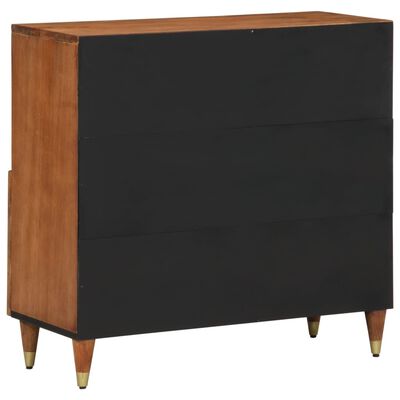 vidaXL Credenza 80x33x75 cm in Legno Massello di Mango